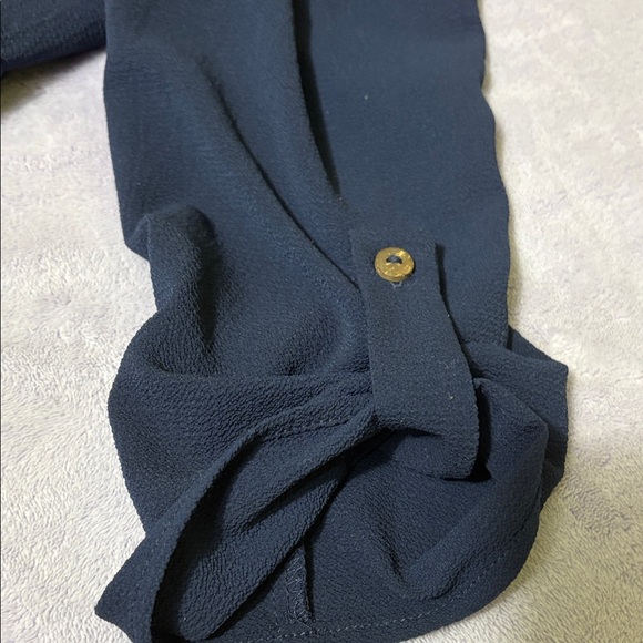 Monteau Deep Blue Textured Top - Picture 9 of 12